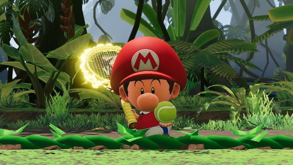 Baby Mario in Mario Tennis Fever